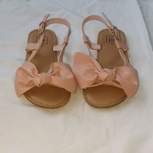 Toddler girl bow sandals